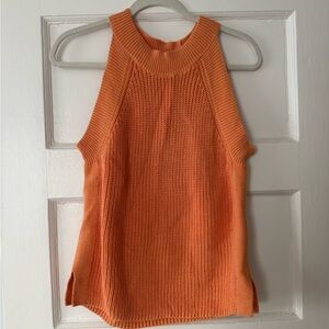 525 America Vibrant Orange Knit Tank Top